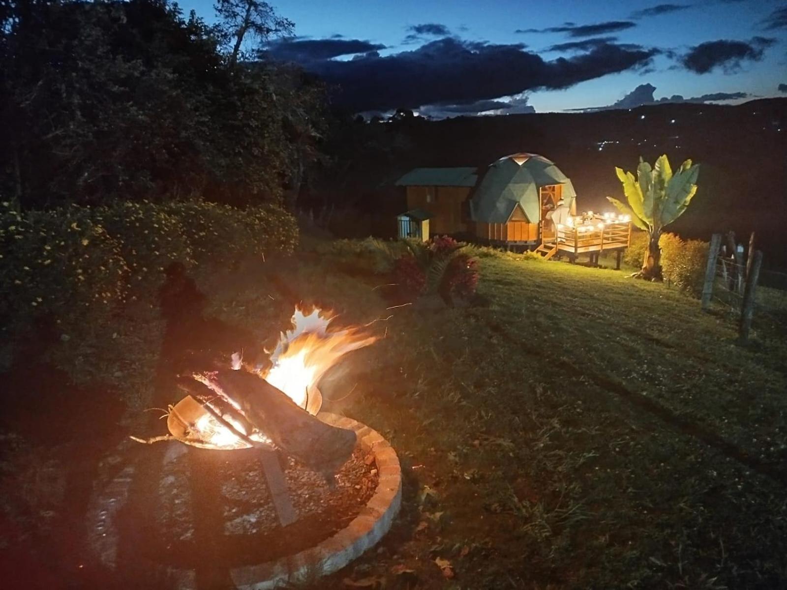 Glamping - Domo El Frailejon Con Jacuzzi Holiday home Villapinzon